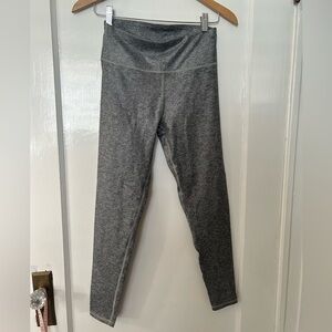 Kyodan Shimmery Heather Gray Leggings Size P/S Small 25 inch inseam
